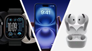 Apple Watch 10, iPhone 16 Pro and AirPods 4 split into three segments